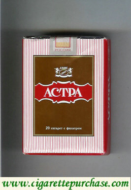 Astra cigarettes soft box