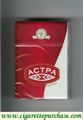 Astra 1942 cigarettes red white