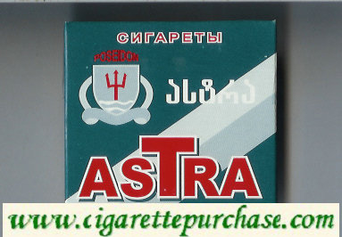 Astra Poseidon green cigarettes Georgia