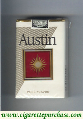 Austin Full Flavor cigarettes with square