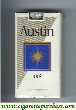 Austin 100s Ultra Lights cigarettes