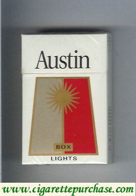 Austin Lights box cigarettes