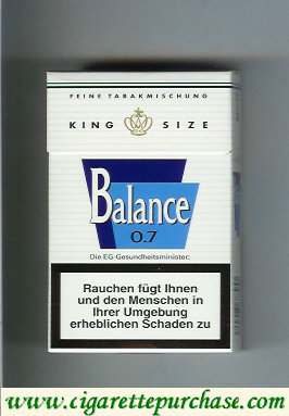Balance white cigarettes king size