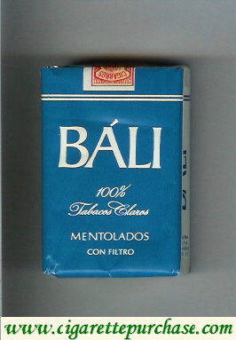 Bali Cigarettes Mentolados Con Filtro