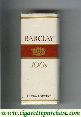 Barclay 100s cigarettes Filter brown