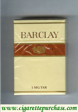 Barclay brown cigarettes