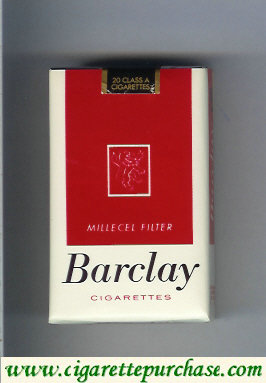 Barclay Cigarettes Millecel Filter