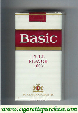 Discount Basic Full Flavor 100s cigarettes soft box