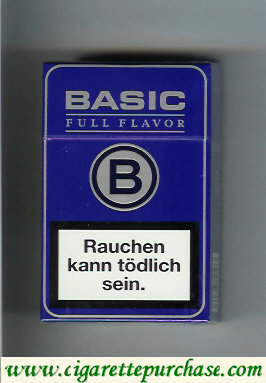 Discount Basic Full Flavor blue cigarettes Germany