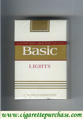 Discount Basic Lights cigarettes hard box