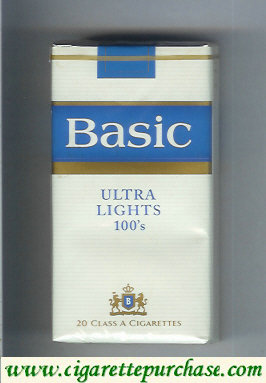 Discount Basic Ultra Lights 100s cigarettes soft box design 2