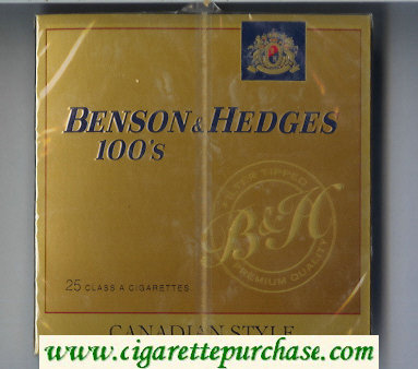 Discount Benson & Hedges 100s 25 class a cigarettes