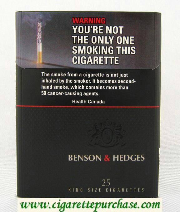 Discount Benson and Hedges Black cigarettes king size