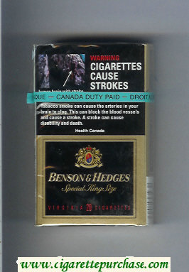 Discount Benson and Hedges Special King Size Virginia cigarettes