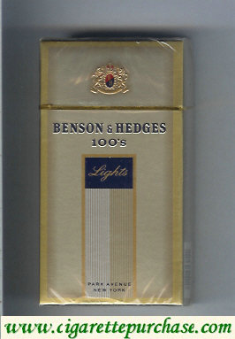 Discount Benson Hedges 100s Lights cigarettes Park Avenue