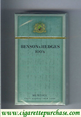 Discount Benson Hedges Menthol 100s cigarettes Park Avenue Premium Quality