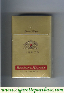 Discount Benson Hedges Special Kings Lights cigarettes