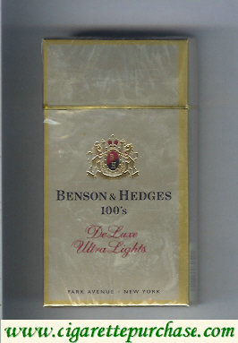 Discount Benson Hedges 100s De Luxe Ultra Lights cigarettes Park Avenue