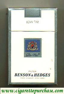 Discount Benson and Hedges De-Nic cigarettes