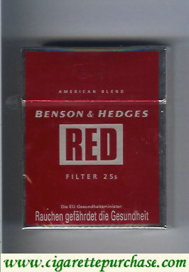 Discount Benson Hedges Red Filter American Blend cigarettes England