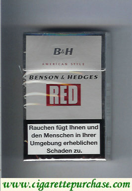 Discount Benson & Hedges Red Lights cigarettes American Blend Austria