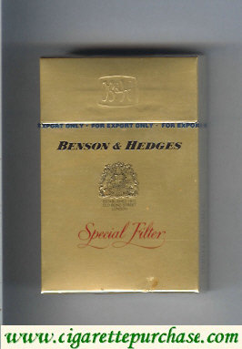 Discount Benson Hedges Special Filter cigarettes south africa