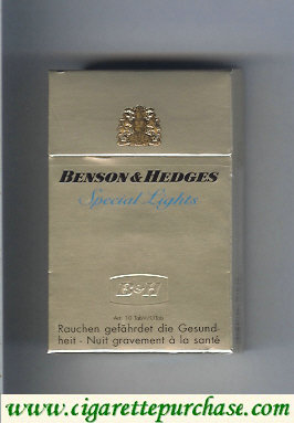 Discount Benson Hedges Special Lights cigarette Switzerland