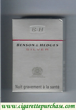 Discount Benson and Hedges Silver cigarette France and England