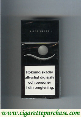 Blend black cigarettes sweden