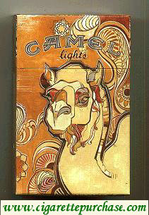 Discount Camel Art Issue Lights cigarettes hard box