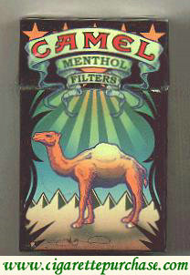 Discount Camel Art Issue Menthol cigarettes hard box