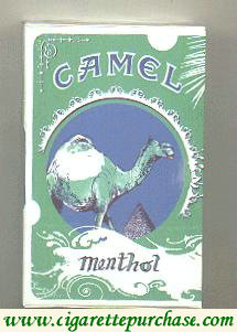 Discount Camel Art Issue Menthol side slide cigarettes hard box