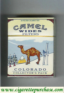 Discount Camel Collectors Pack Colorado Wides Filters cigarettes hard box
