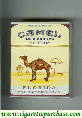 Discount Camel Collectors Pack Florida Wides Filters cigarettes hard box