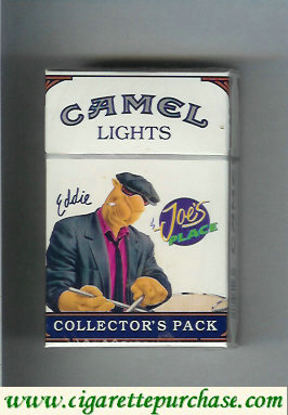 Discount Camel Collectors Pack Joes Place Eddie Lights cigarettes hard box
