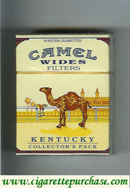 Discount Camel Collectors Pack Kentucky Wides Filters cigarettes hard box