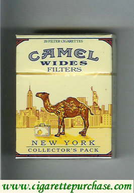 Discount Camel Collectors Pack New York Wides Filters cigarettes hard box