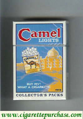 Discount Camel Collectors Packs 1915 Lights cigarettes hard box