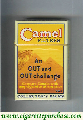 Discount Camel Collectors Packs 1918 Filters cigarettes hard box