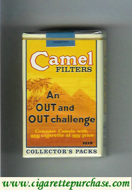 Discount Camel Collectors Packs 1918 Filters cigarettes soft box