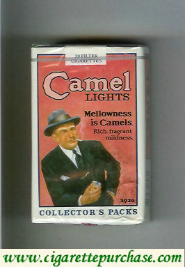 Discount Camel Collectors Packs 1920 Ligts cigarettes soft box