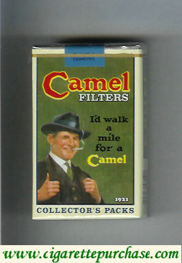 Discount Camel Collectors Packs 1921 Filters cigarettes soft box