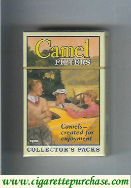 Discount Camel Collectors Packs 1926 Filters cigarettes hard box
