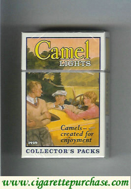 Discount Camel Collectors Packs 1926 Lights cigarettes hard box