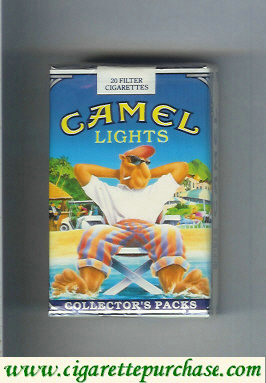 Discount Camel Collectors Packs 5 Lights cigarettes soft box