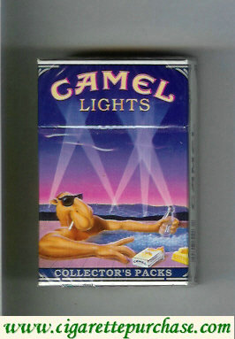 Discount Camel Collectors Packs 6 Lights cigarettes hard box