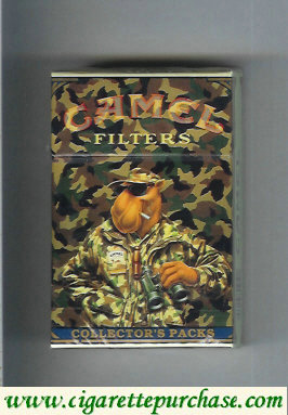 Discount Camel Collectors Packs 8 Filters cigarettes hard box