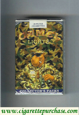 Discount Camel Collectors Packs 8 Lights cigarettes soft box