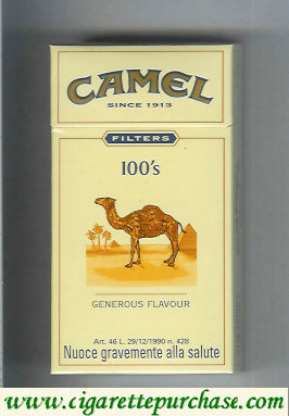 Discount Camel Filter Generous Flavour 100s cigarettes hard box