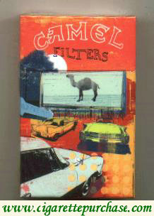 Discount Camel Filters Art Issue designed by Tim Marrs cigarettes hard box